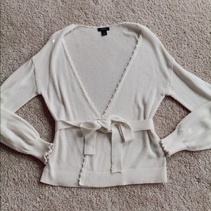 Halogen Wrap Sweater!